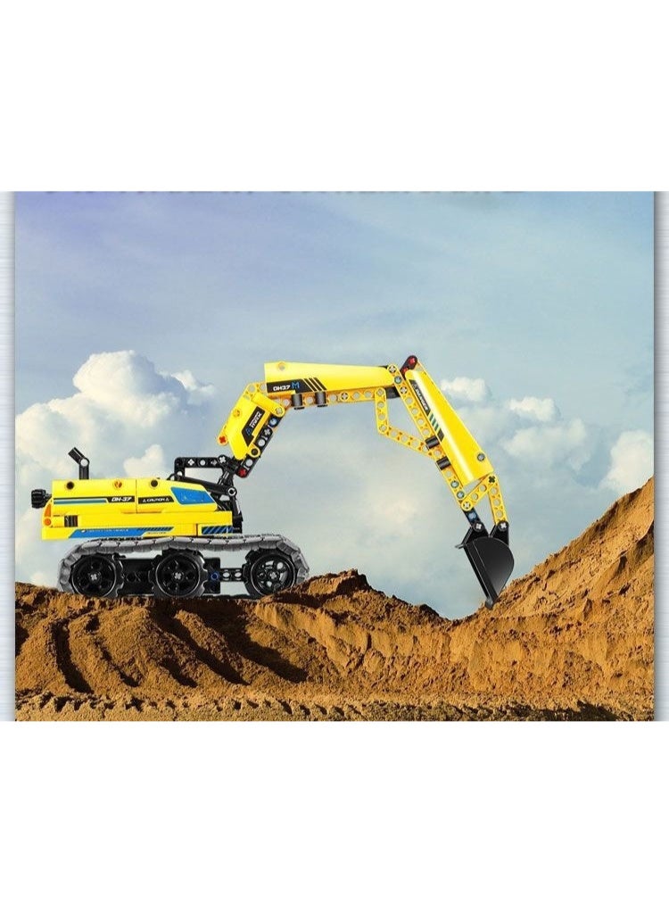 ZESITH STEM Programmable Remote Control Excavator, Electric Construction Block Toy for Kids Boys - Image 4