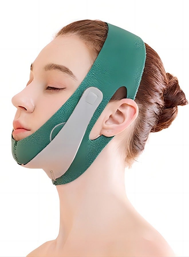 Generic Reusable V Shape Lift Mask - Breathable V Shape Lift Straps - Face Slimming Straps for Men and Women - Chin Straps for Skin Elasticity and Tightening Support  - Image 1
