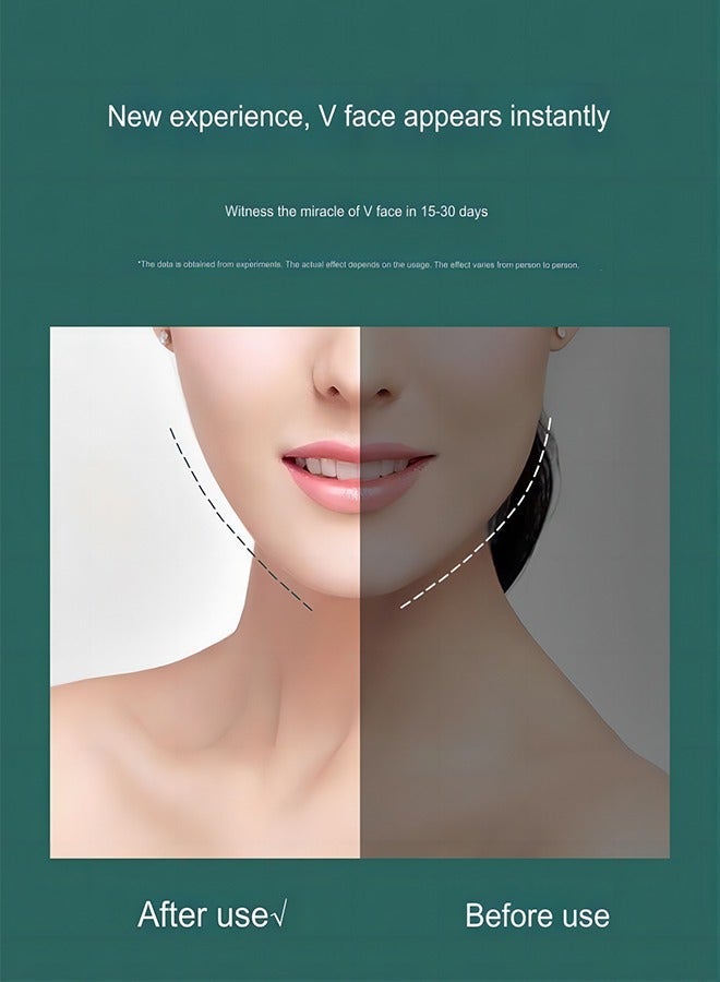 Generic Reusable V Shape Lift Mask - Breathable V Shape Lift Straps - Face Slimming Straps for Men and Women - Chin Straps for Skin Elasticity and Tightening Support  - Image 2