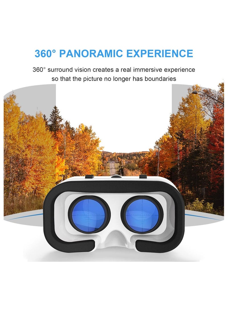 Zikra 3D Virtual Reality Headset with Bluetooth Remote Control, Fully Compatible with 4.7-6.5 Inch iPhone and Android Smartphones, Ideal for Immersive Gaming and Movies, Perfect Gift for Kids and Adults - Image 4