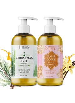 Brittanie's Thyme Brittanies Thyme Christmas Tree  Sugar Cookie AllNatural Olive Oil Liquid Hand Soap  Gluten Free Vegan No Parabens Sulfates or Additives  Cruelty  Fragrance Free 