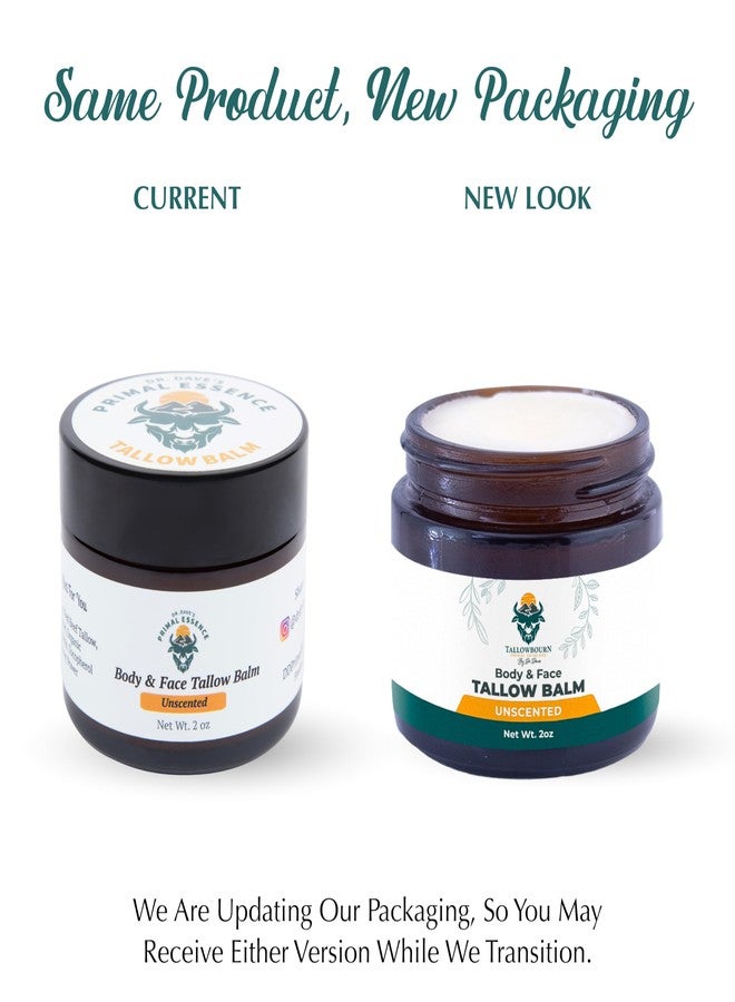 Tallowbourn Grass Fed Beef Tallow Balm for Face and Body with Shea Butter, Organic Jojoba Oil, Honey, and Beeswax – Beef Tallow for Skin – Unscented Balm – 2 oz - Image 2