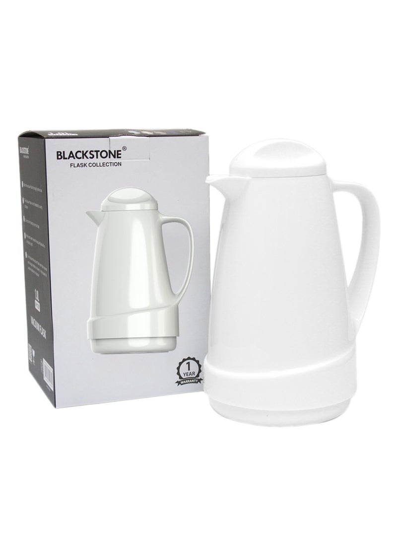BLACKSTONE 600ml Stainless Steel White Vacuum Flask with Leak Proof Thermos Coffee Carafe Pitcher for Hot and Cold Beverages Home Office Daily Use - Image 5