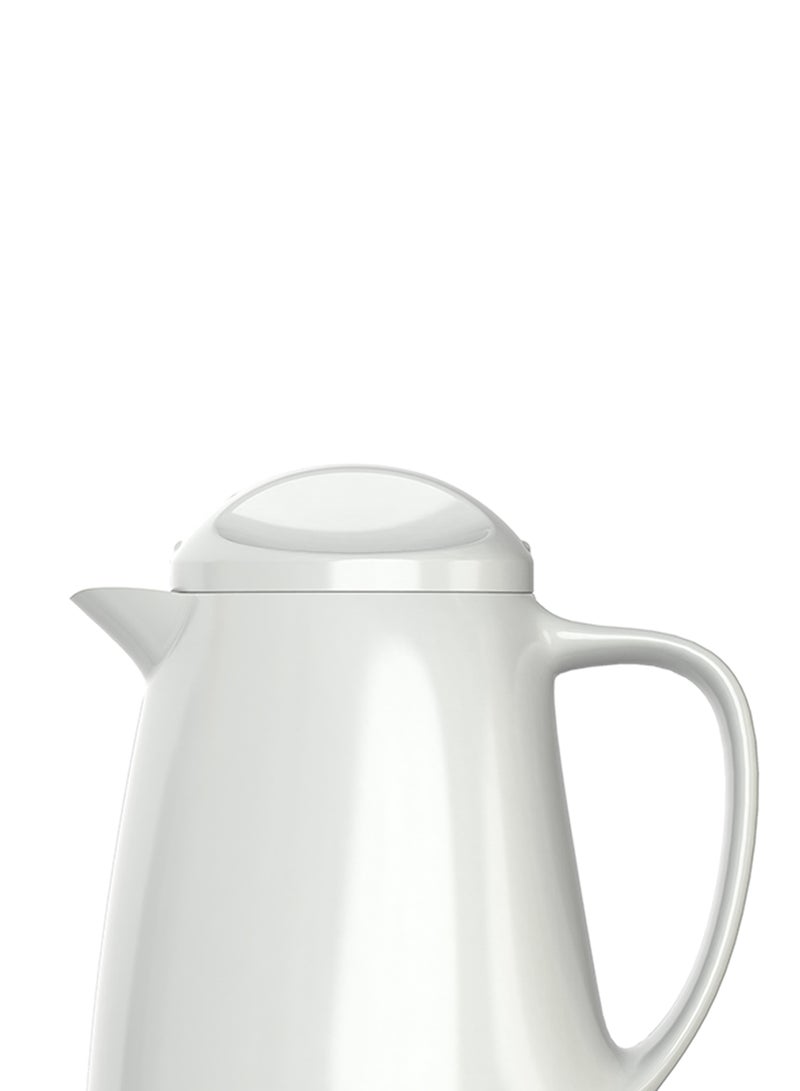 BLACKSTONE 600ml Stainless Steel White Vacuum Flask with Leak Proof Thermos Coffee Carafe Pitcher for Hot and Cold Beverages Home Office Daily Use - Image 3