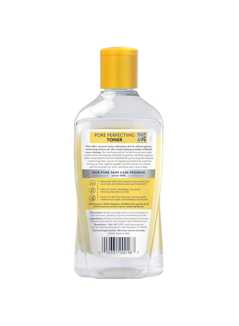 Dickinson's تونر بندق الساحرة الأصلي لتنقية المسام، طبيعي بنسبة 100%، 16 أونصة، خالٍ من العطور - Image 5