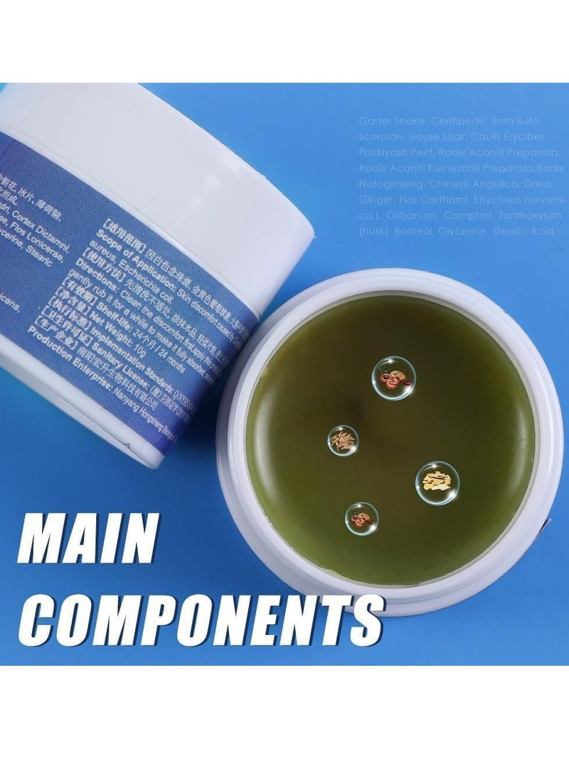 Sumifun كريم الغضروف الزليلي 10 جرام، كريم مهدئ للمفاصل، إصلاح الأوتار التالفة، تخفيف التوتر والألم، مرهم لتخفيف آلام العضلات والمفاصل - Image 4