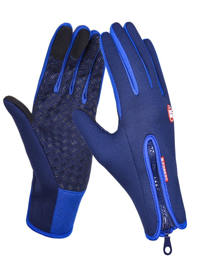 كينسيلور قفازات Kyncilor Glove خارجية شتوية دافئة غير قابلة للانزلاق تعمل باللمس لركوب الدراجات الرياضية - Image 1