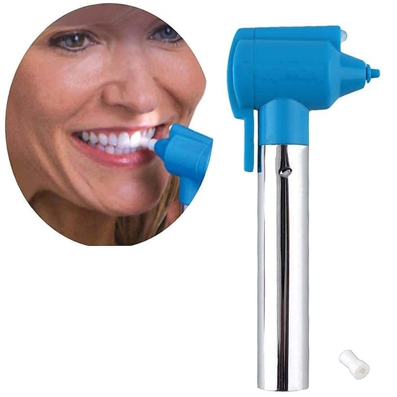 TETRIX Tooth Polisher Cleaner Whitener and Tooth Stain Remover Whitening Kit with 5 Rubber Cups and LED Light - Image 1