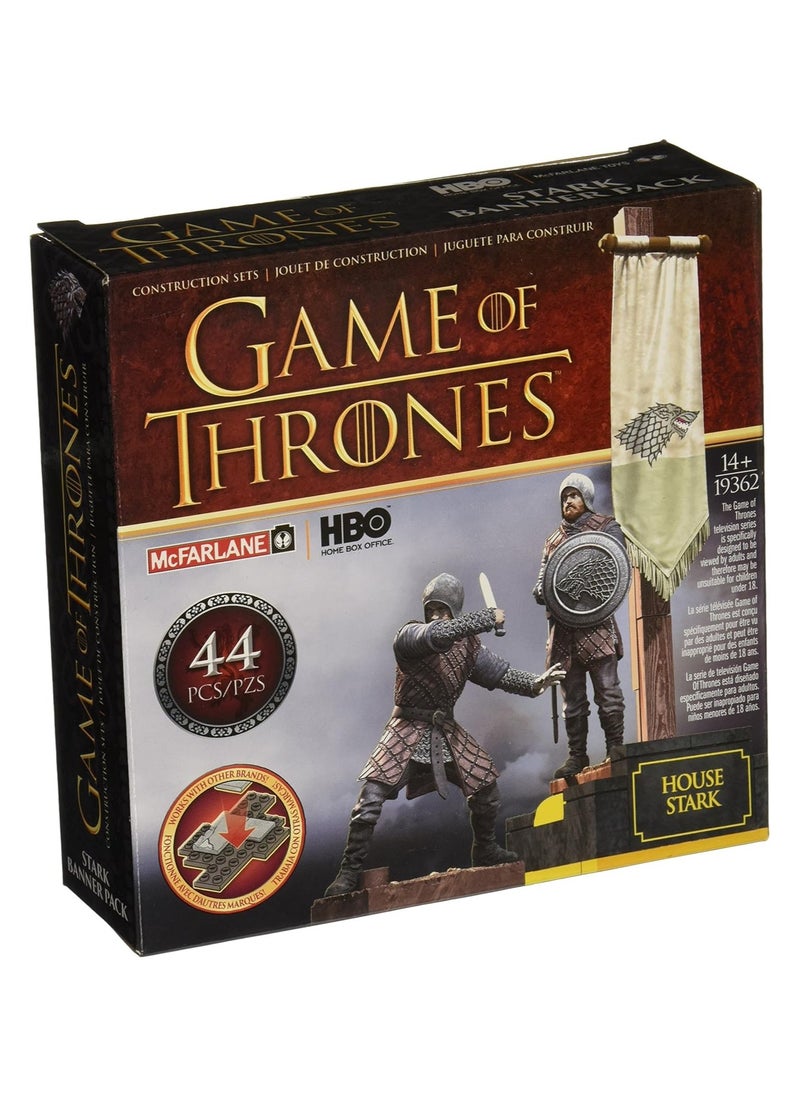 McFarlane - McFarlane Toys Game of Thrones Stark Banner Pack Construction Set - Image 1