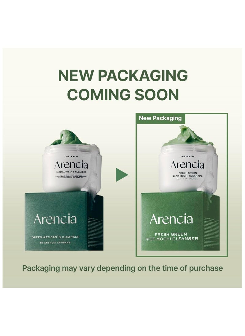 arencia Fresh Green Rice Mochi Cleanser, 120g  - Image 2