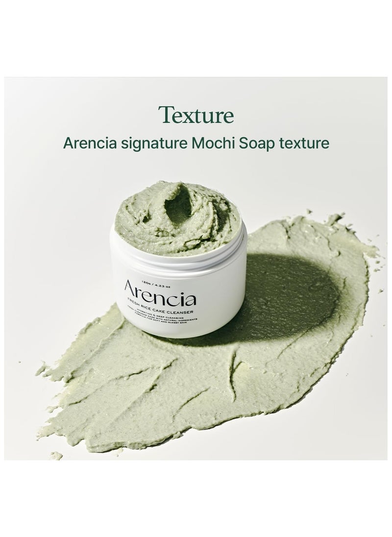 arencia Fresh Green Rice Mochi Cleanser, 120g  - Image 4