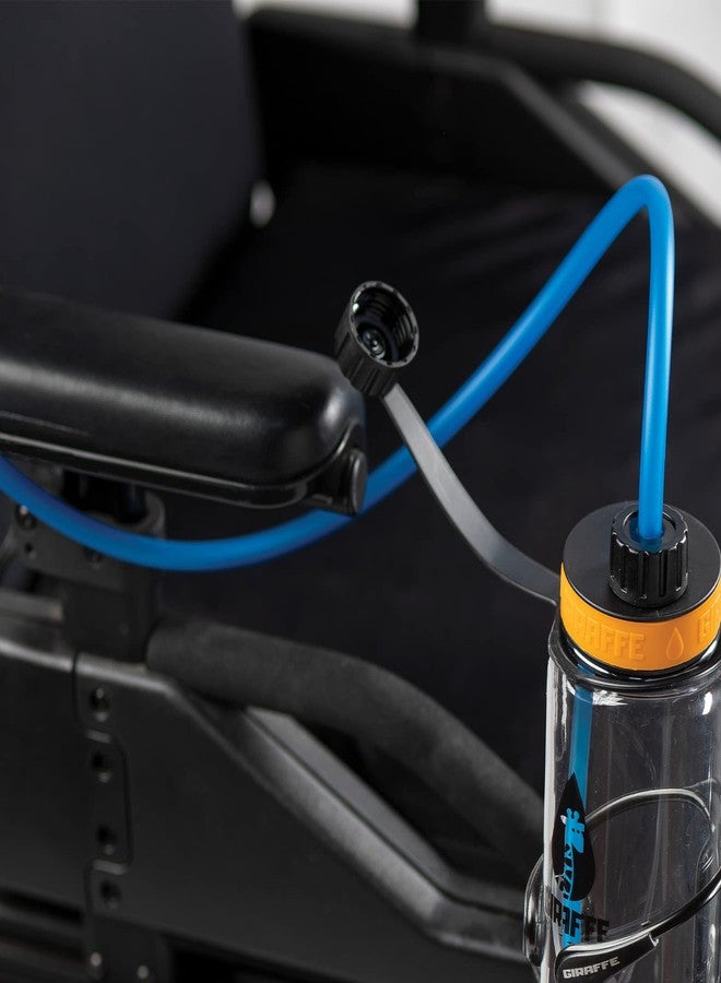 Giraffe Bottle Journey Hydration System, Clear Tritan Bottle, 36 inch / 92 cm Journey Straw, with Round Tube Mounted Bottle Cage - Image 2