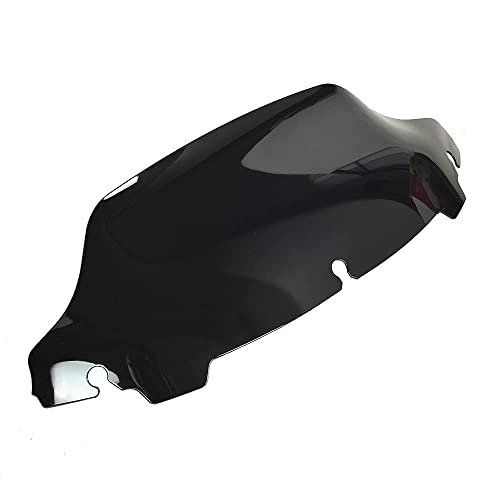 WYNMOTO Black 7" Wave Windshield Windscreen Wind Splitter Compatible for 2014-2023 Harley Davidson Touring Street Glide/Electra Glide/Ultra Limited/Tri Glide FLHT FLHX FLHXS FLHTK 14-23 - Image 2