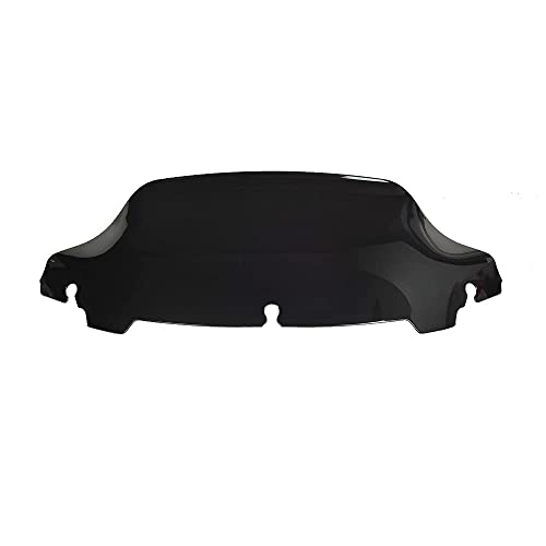 WYNMOTO Black 7" Wave Windshield Windscreen Wind Splitter Compatible for 2014-2023 Harley Davidson Touring Street Glide/Electra Glide/Ultra Limited/Tri Glide FLHT FLHX FLHXS FLHTK 14-23 - Image 3