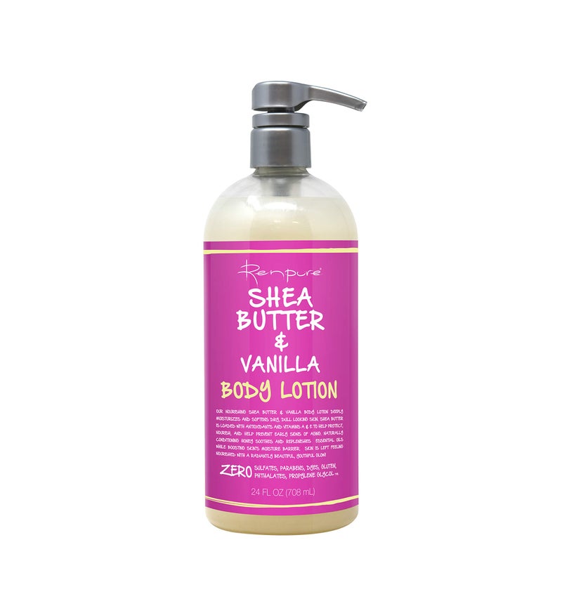 Renpure Shea Butter & Vanilla Body Lotion, 24 fl oz - Image 1