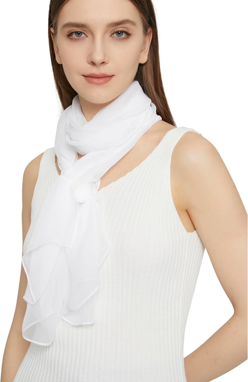 PANTONIGHT Long Chiffon Sheer Scarf For womens - Image 2