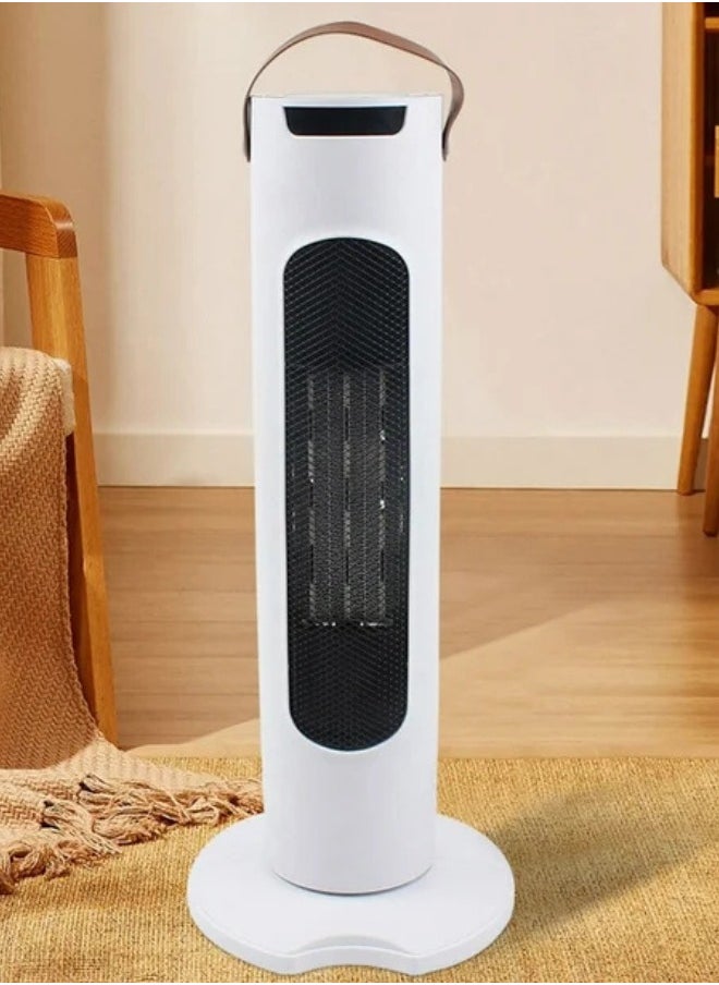 Executive LLC 2000W Heat Setting Remote Control 60° Oscillation White Ceramic Fan Heater Quiet Energy Efficient Heating  for Office Room Desk Indoor Use  - Image 2