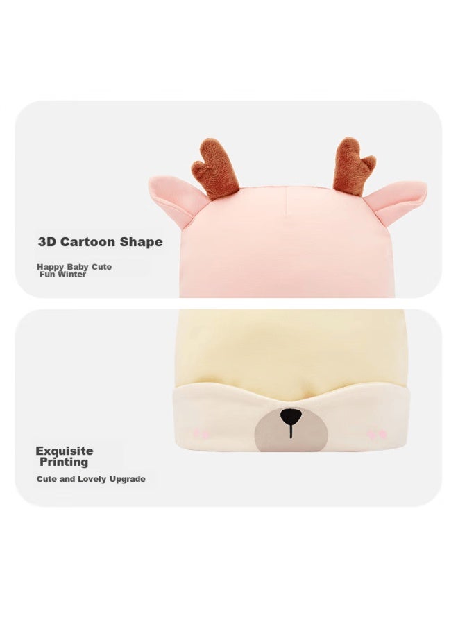 Balabala Children's Winter Hat, Cute Boys And Girls Warm Cap, Baby Thick Hooded Ear Protection Hat 208424160211 - Image 2