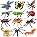 Higherbros 12 PCS Realistic Insect Animal Figurines Assorted Plastic Bug Animal Toys Set for Birthday Cake Topper Garden Decoration Party Favors Kids School Project - Image 3