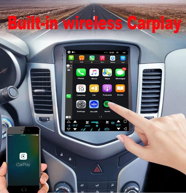 LUOWAN 8 Core Radio for Chevrolet Chevy Cruze Upgrade 2009 2010 2011 2012 2013 2014 2015 T-Style Touch Screen Stereo Carplay and Android Auto 2+64GB Free Camera - Image 4