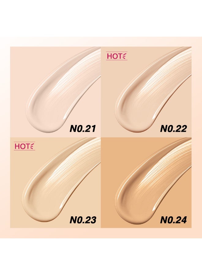 OTWOO O.TWO.O Nude Effect BB Cream – Lightweight Face Foundation Cream (N22) - Image 3