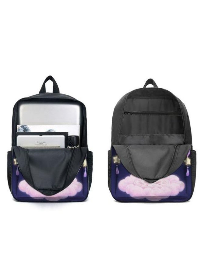 Bright Li Fire Backpack + handbag + stationery bag | Back-to-school season/holiday gift | Cartoon bag three-piece set, easy to cope with various occasions (students, children, friends' outings, mountain climbing, school, etc.) - 89 - Image 4