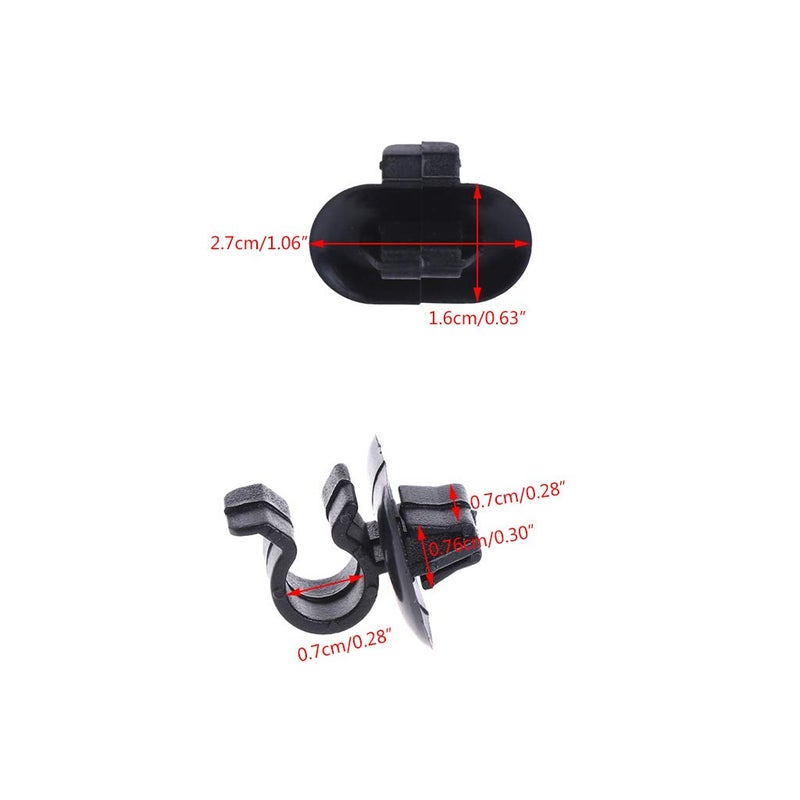 10pcs Bonnet Rod Support Stay Clip Holder Clamp for Vivaro Accessory A B Combo Fastener - Image 3