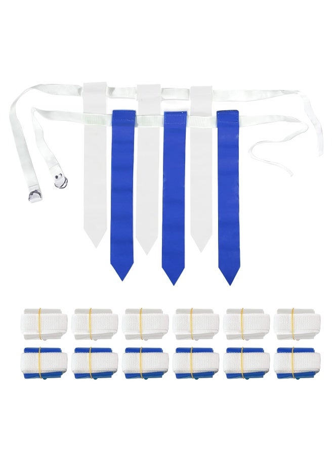 WYZworks WYZworks 12 Player Adjustable Flag Football Set - 3 Flags per belt, 36 Flags total for Youth/Adult  - Image 5
