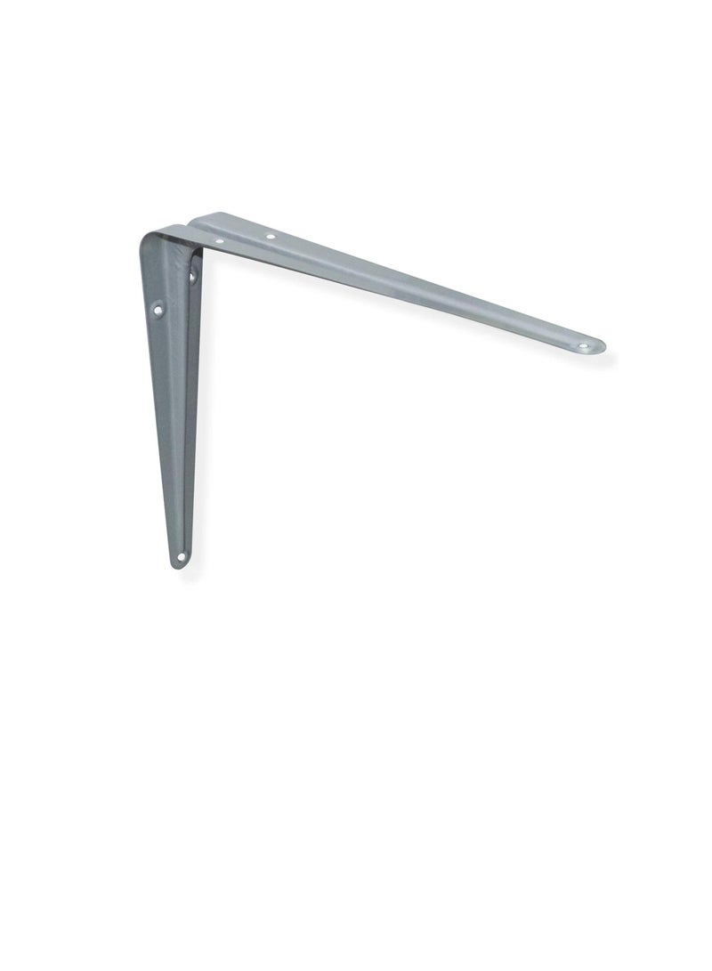 Metal Shelf Bracket - 8 x 10in, Silver  - Image 1