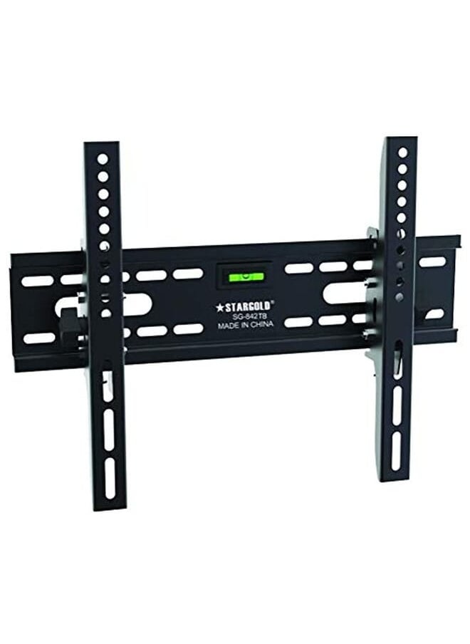 Stargold - Stargold Tilting Tv Bracket Heavy Duty Wall Mount Adjustable Tv Stand For 17 55 Inch Led Lcd Plasma And Flat Screen For Living Room Lounge Lobby Restaurants Sg 842Tb Black Max Vesa 400 X 400 Mm - Image 1