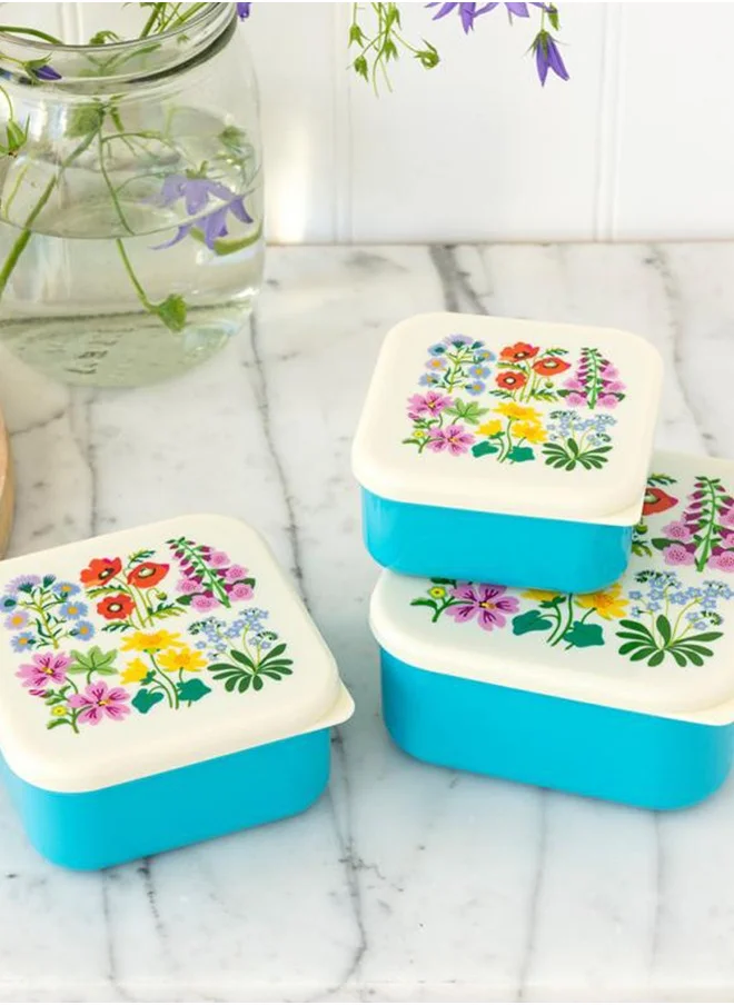 Rex London Snack boxes (set of 3) - Wild Flowers