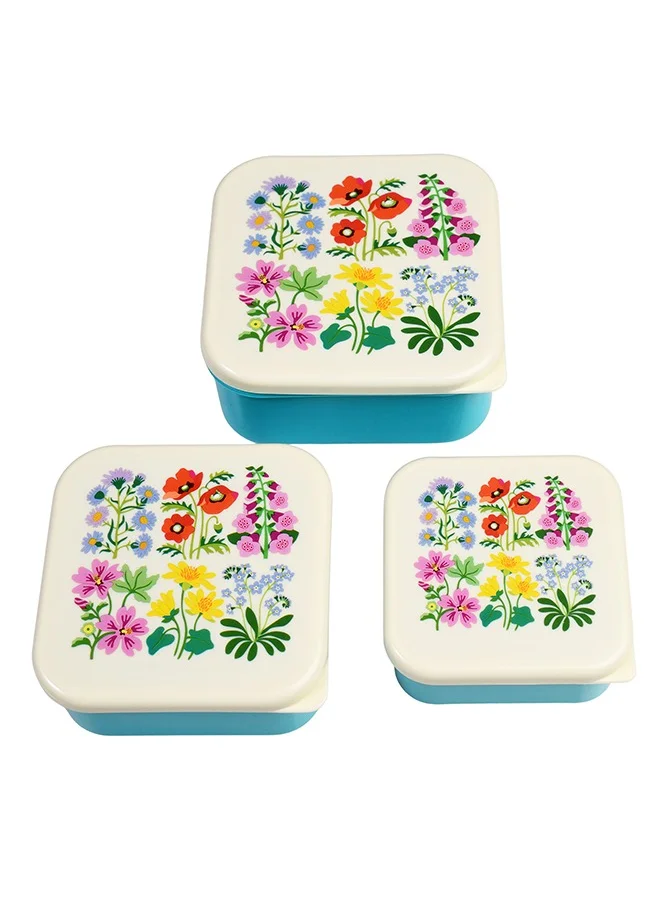 Rex London Snack boxes (set of 3) - Wild Flowers