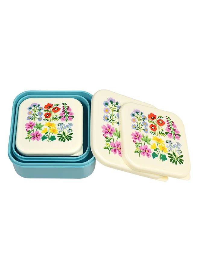 Rex London Snack boxes (set of 3) - Wild Flowers