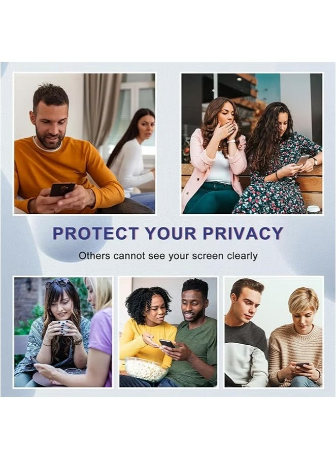 SNBFA 2Pcs Privacy Screen Protector for Motorola Edge 50 Ultra 5G Tempered Glass, 9H Hardness Anti-Spy Anti-Scratch Anti-Dust Bubble-Free Tempered Film Easy Installation - Image 3