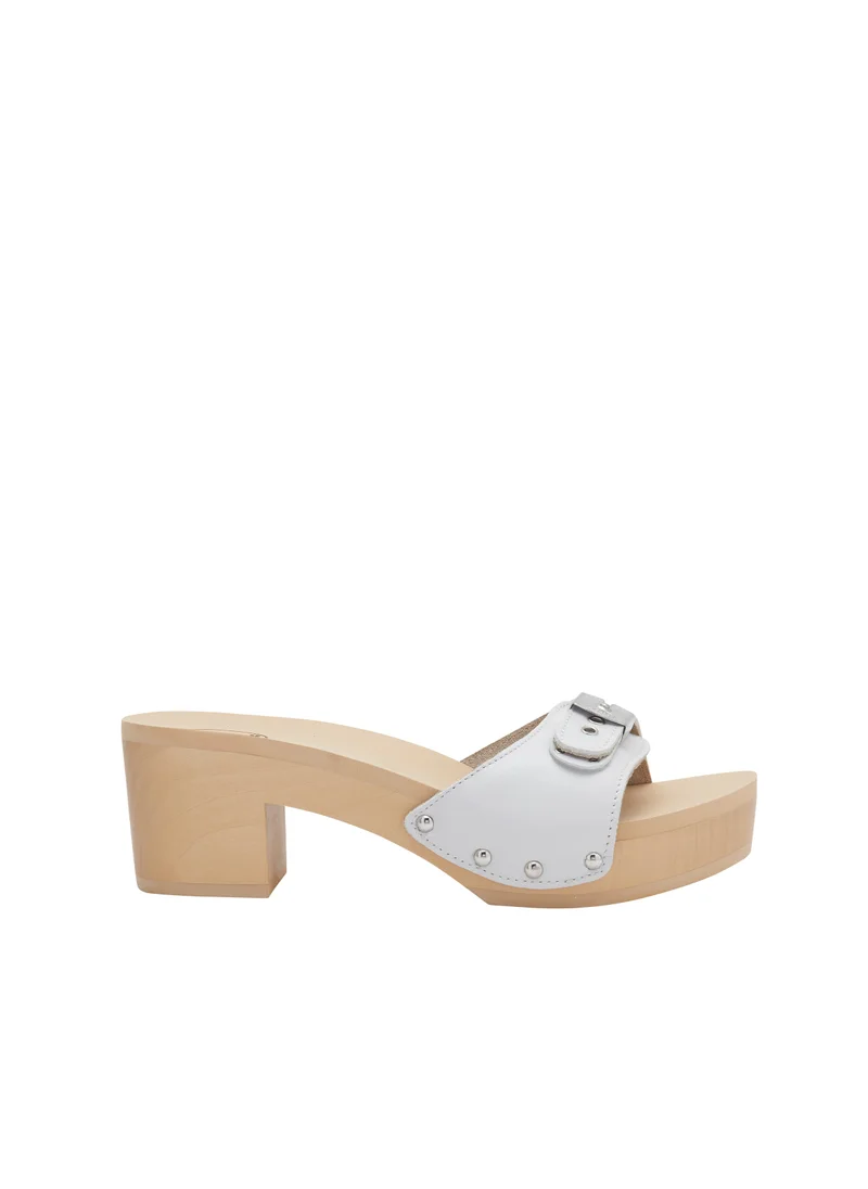 Scholl MULES WHITE PESCURA IBIZA