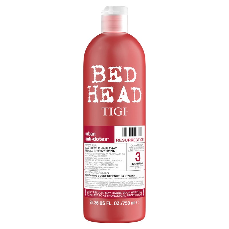 Bed Head Tigi Urban Antidotes Resurrection Shampoo Damage Level 32536 Ounce