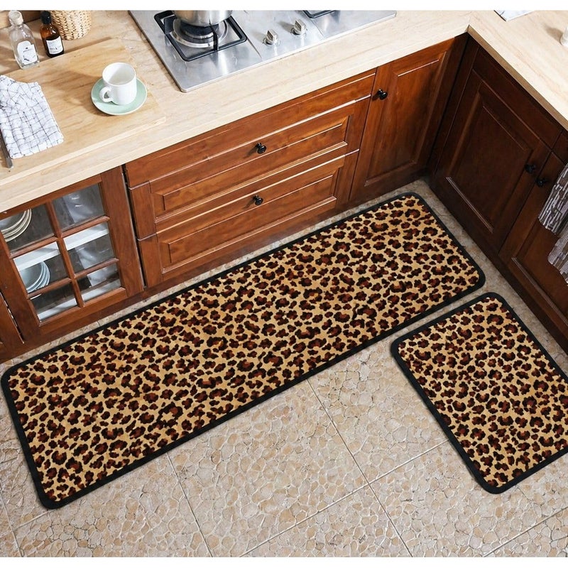 ALKAYAN New Rectangle Kitchen Floor Mats, Rugs, Household Soft Waterproof Mats, Non-S... - Image 2