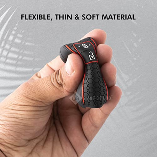 SHOPOFLUX Silicone Key Cover Compatible with Baleno, Grand Vitara, XL6, Swift, Brezza, Celerio, eVitara, Ertiga, Dzire, Fronx, Urban Cruiser, Glanza, Hyryder,Victoris (Pack of 2) - Image 5