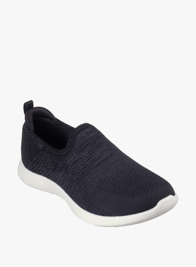 SKECHERS Womens Textured Slip-On Walking Shoes with Pull Tabs - VAPOR FOAM LITE - Image 1
