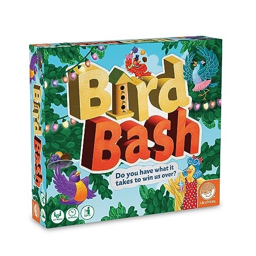 MindWare Bird Bash Family Board Game for 24 Players Easy to Learn and Play in 40 Minutes Earn Points with Action Cards Fun Kid Board Games for Ages 8 and Up - Image 1