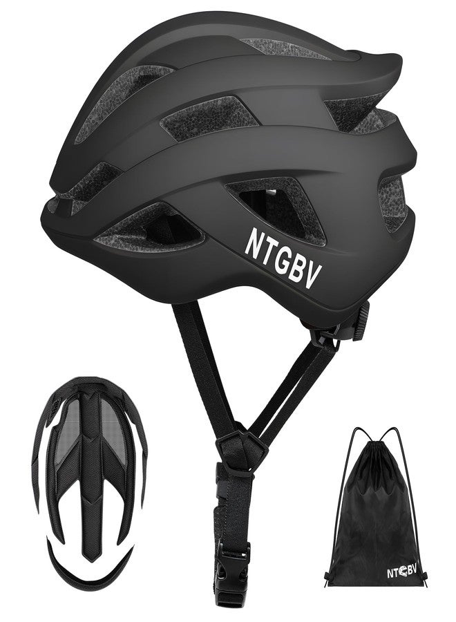 NTGBV Adult Bike Helmet for Men/Women with Helmet Bag 2 Removable Moisture-Wicking Liners Adjustable Dial Comfort Fit Lightweight Shockproof CPSC 1203 Safety Certified for Road-Ready/Urban-Commute/MTB - Image 1