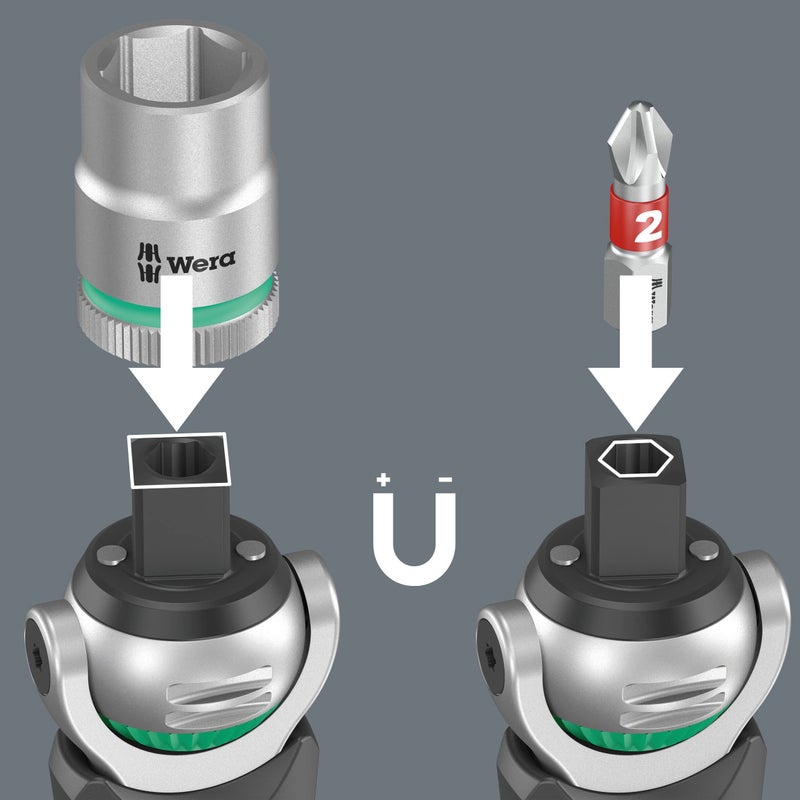 Wera 05004281001 8009 Zyklop Pocket Set 2, Ratchet set, 18 pieces - Image 4