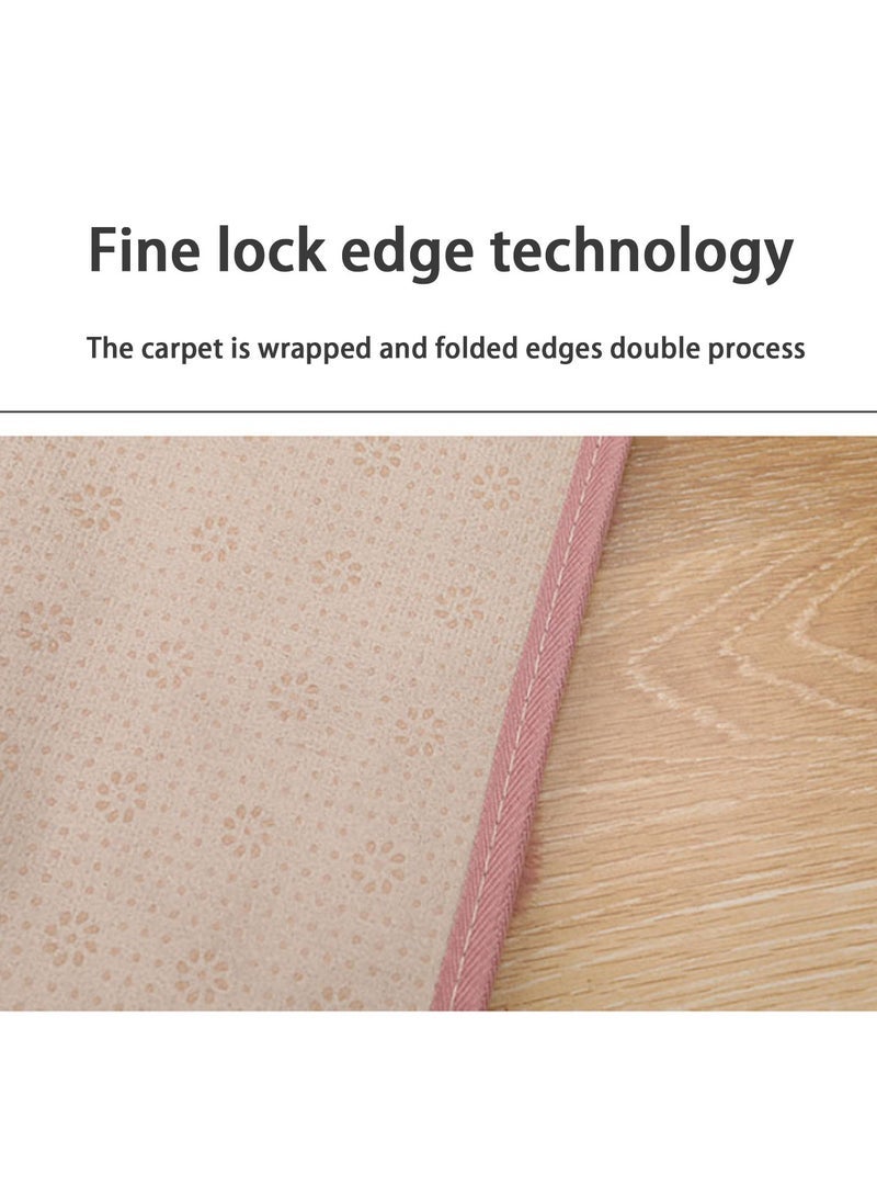 كابتن تيك 60x120cm Solid Colour Reversible Plush Plush Blanket, Fluffy Comfort Plush Comfort Microfibre Blanket for Sofa Bed, Beige - Image 3