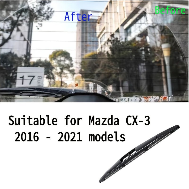 10 Inch Rear Wiper Blade 1 Pack Compatible With Mazda CX3 2016 2021 - Image 2