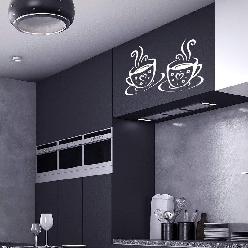 Wall4Stickers Cups Stickers Wall Art Kitchen Vinyl Coffee Decal - Image 5