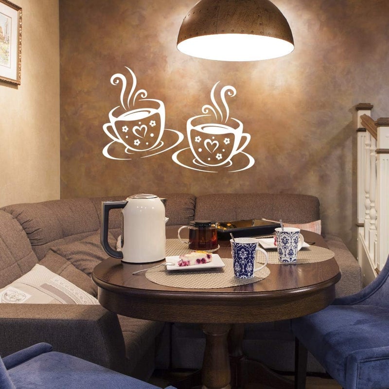 Wall4Stickers Cups Stickers Wall Art Kitchen Vinyl Coffee Decal - Image 3