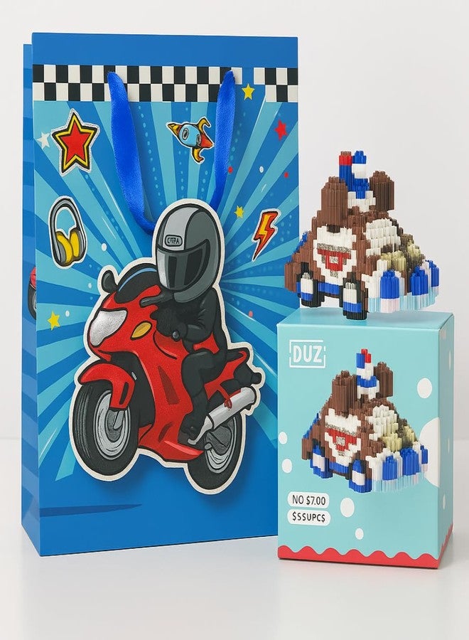 Tresneria Set of 10 3D Gift Bag with Character Kit, Return Gift Set, Ages 7+ (Car, Set of 10) - Image 1