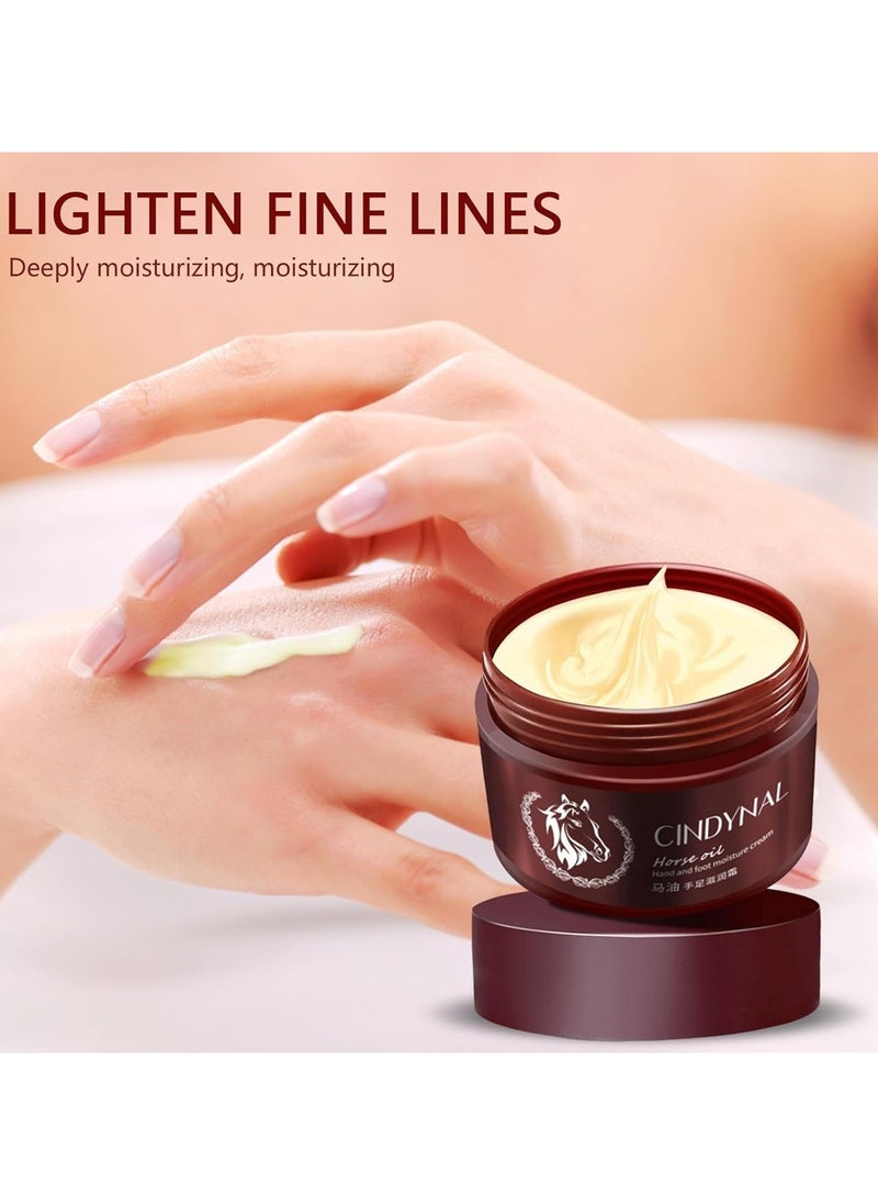 Cindynal Anti-Fungal Foot and Hand Repair Cream Ultimate Solution Healthy Feet Dead Skin Removal Peeling Moisturizing Exfoliation Foot Care Repair For Cracked Heels Natural Organic Moisturizer Horse Oil Repair Moisturizing Hand Cream, Preventing Your Skin from Peeling & Cracking, Making Your Hands and Feet Smooth & Soft  - Image 3