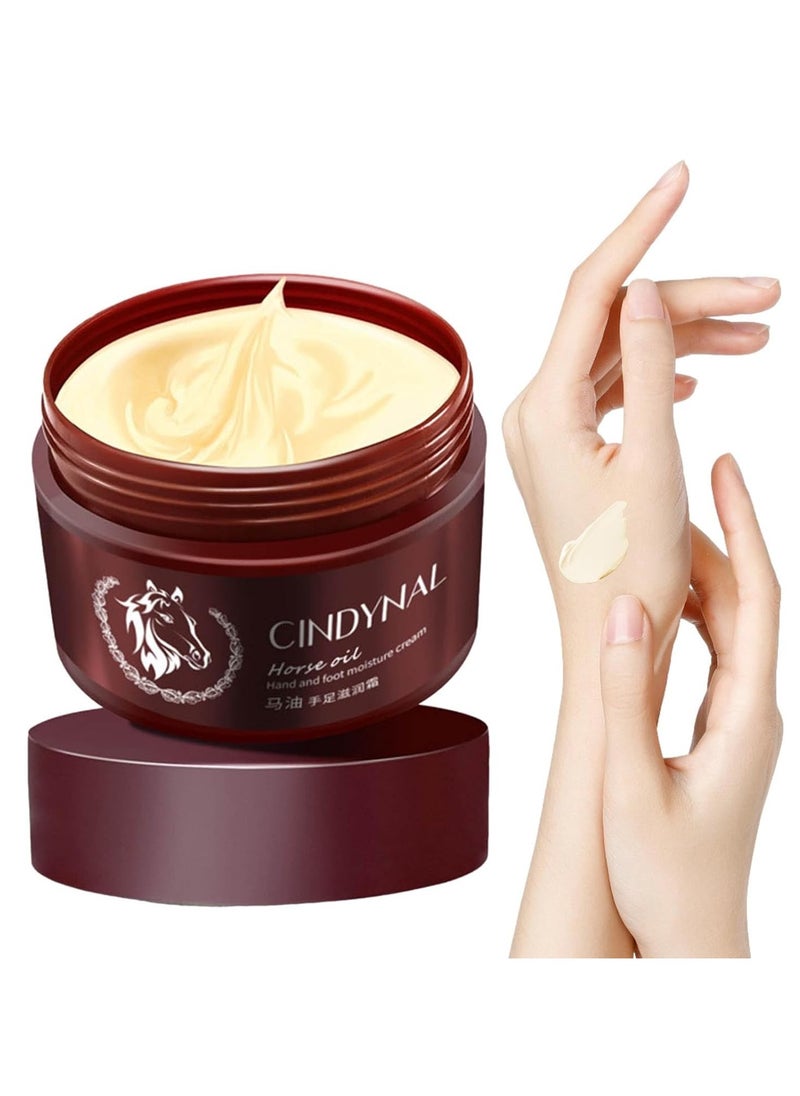 Cindynal Anti-Fungal Foot and Hand Repair Cream Ultimate Solution Healthy Feet Dead Skin Removal Peeling Moisturizing Exfoliation Foot Care Repair For Cracked Heels Natural Organic Moisturizer Horse Oil Repair Moisturizing Hand Cream, Preventing Your Skin from Peeling & Cracking, Making Your Hands and Feet Smooth & Soft  - Image 2