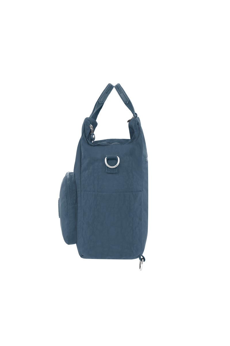 مجموعة كابريس حقيبة ظهر للجنسين للاستخدام اليومي متوسطة الحجم – خفيفة الوزن، تصميم مدمج، نايلون مقاوم للماء، حزام قابل للتعديل، أزرق فاتح - Image 4